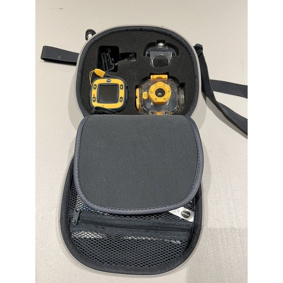 Vtech Kidizoom Yellow Action All Weather Digital Camera With Accessories & Case - Picture 3 of 15